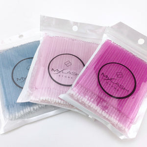 Disposable Micro Brushes for Eyelash Extensions in Packaging
