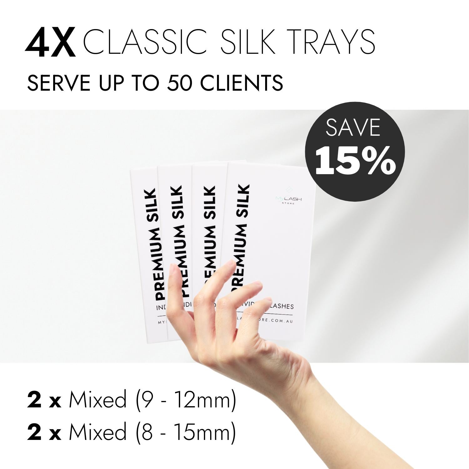 4 x Silk Classic Trays