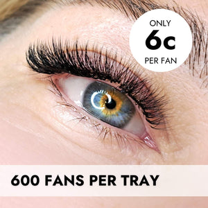 3D Promade Lashes - Only 6c Per Fan - 600 Fans Per Tray