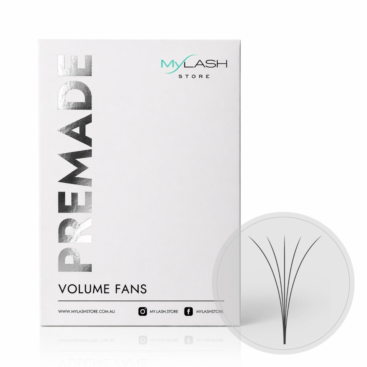 5D Long Stem Premade Fans