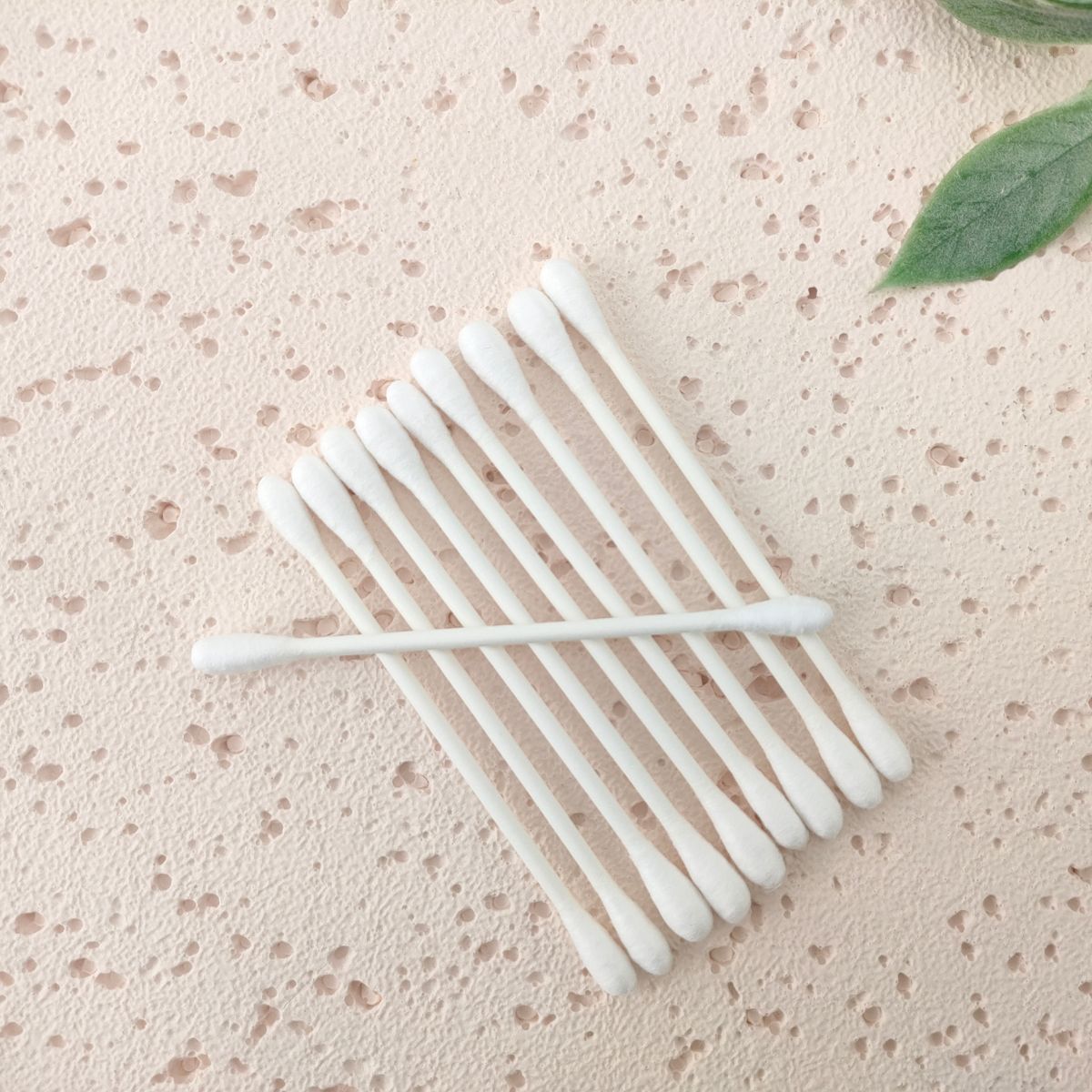 Cotton Swab Tips Close Up