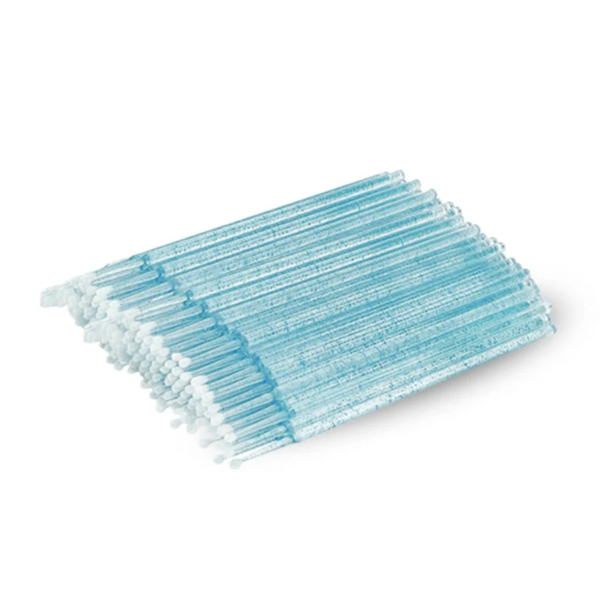 Disposable Micro Brushes - Blue Glitter