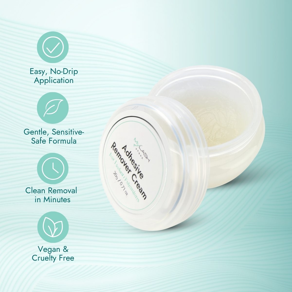 Adhesive Remover Cream for Eyelash Extensions Benefits