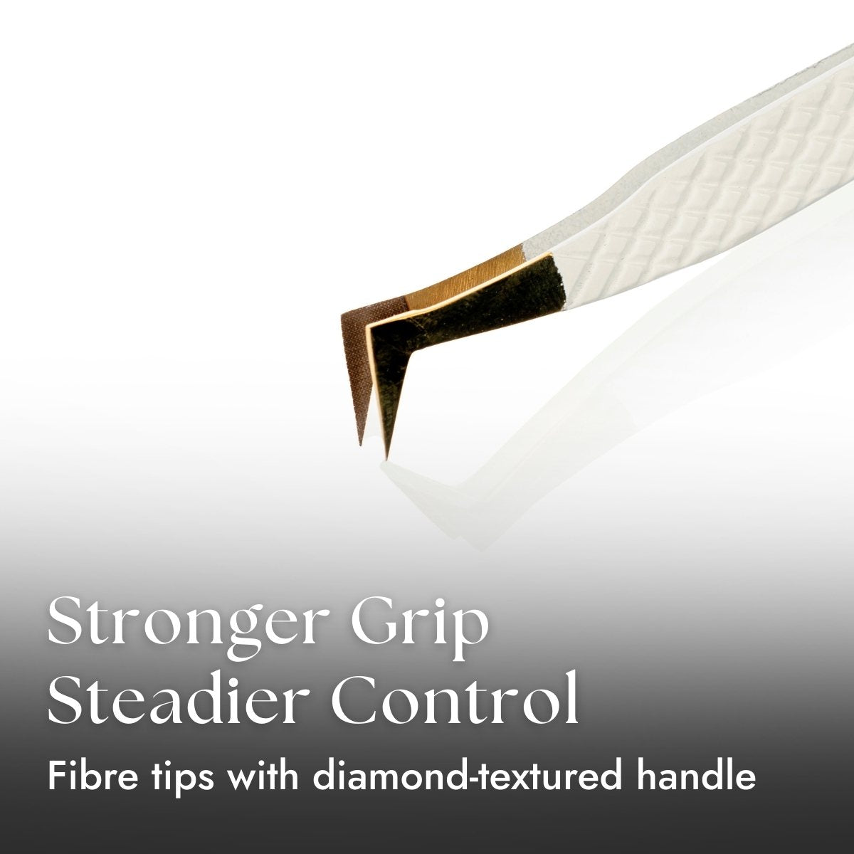 Fibre Tip Volume Lash Tweezers - Stronger Grip & Steadier Control