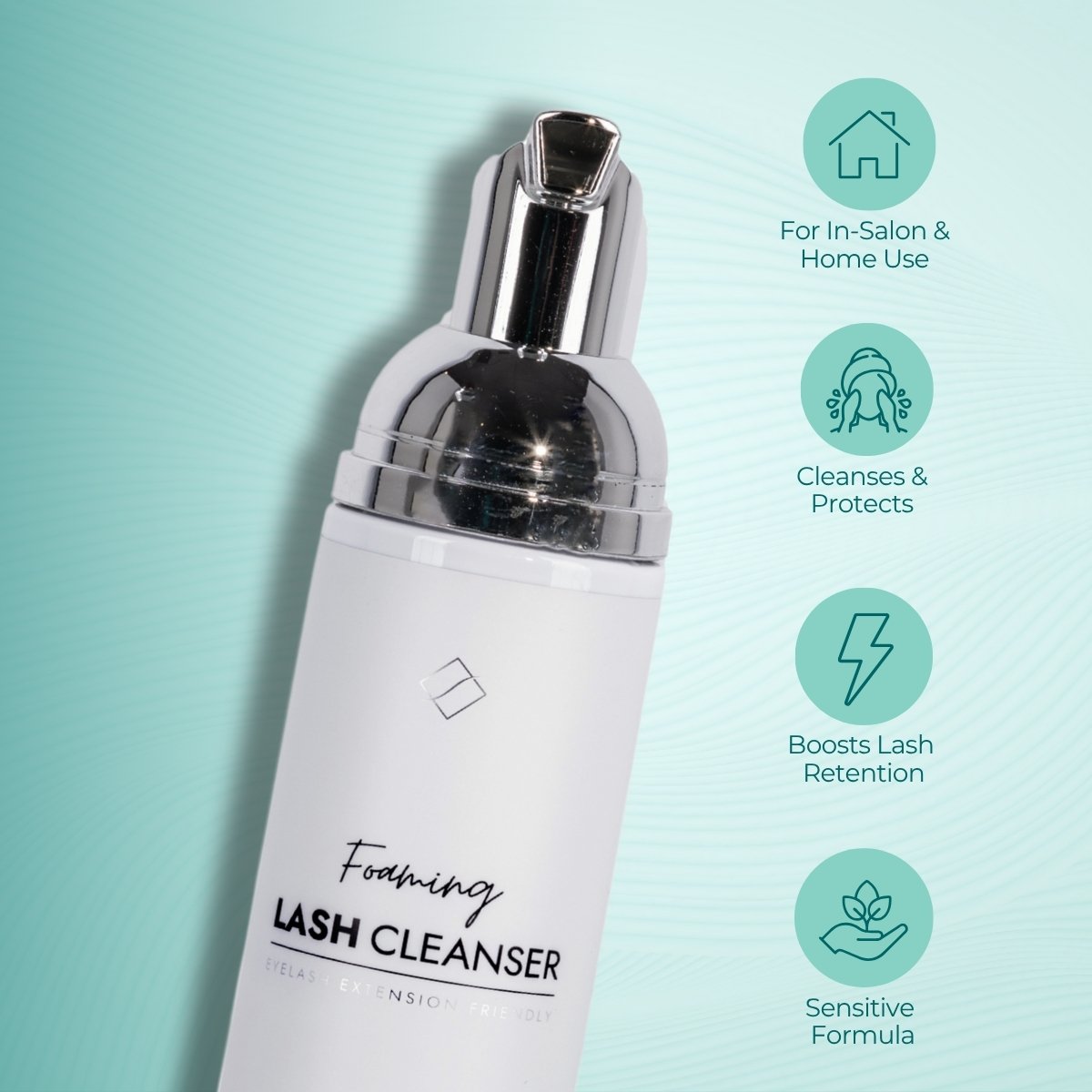 My Lash Store Foaming Lash Cleanser for Eyelash Extensions - Benefits