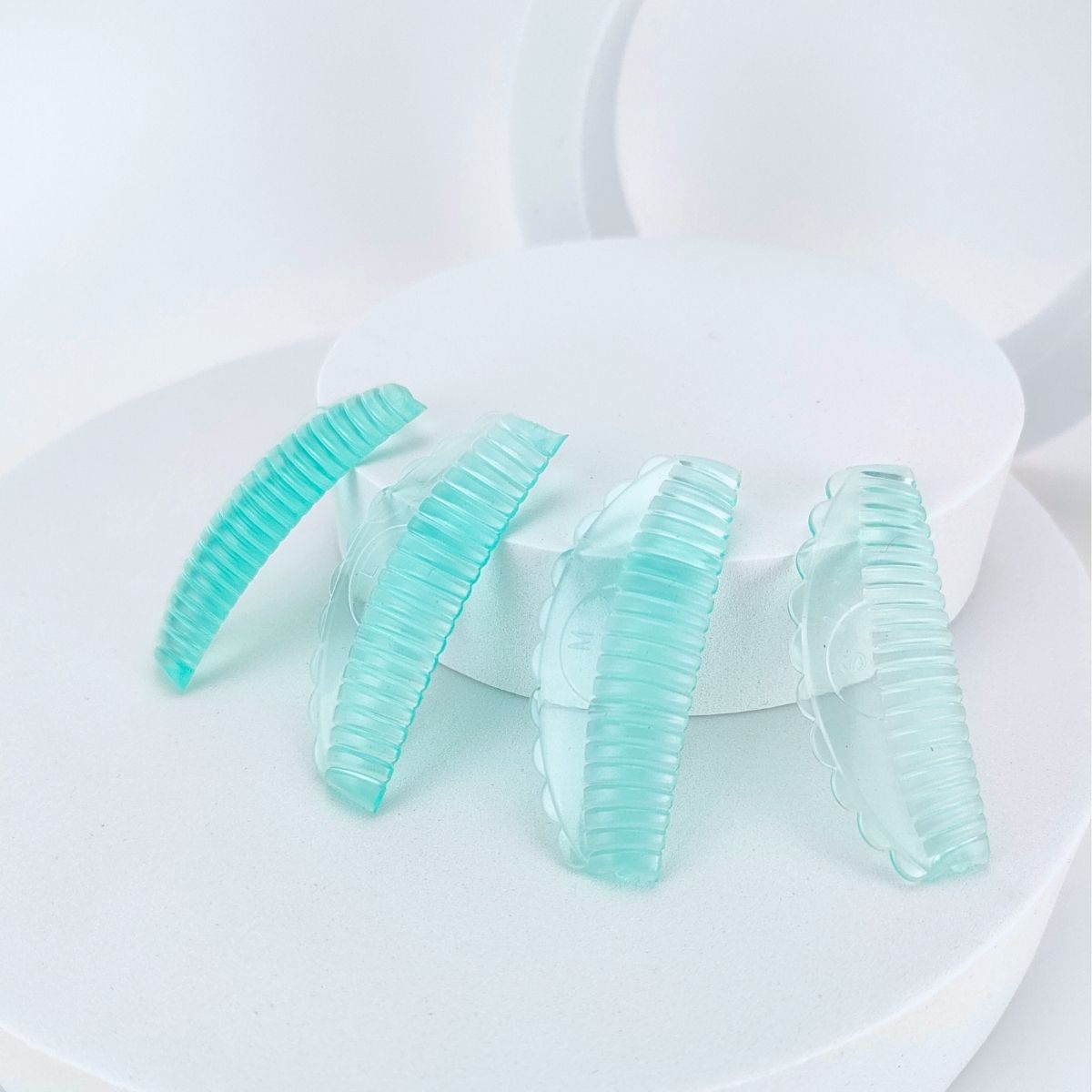 Self adhesive lash lift shields