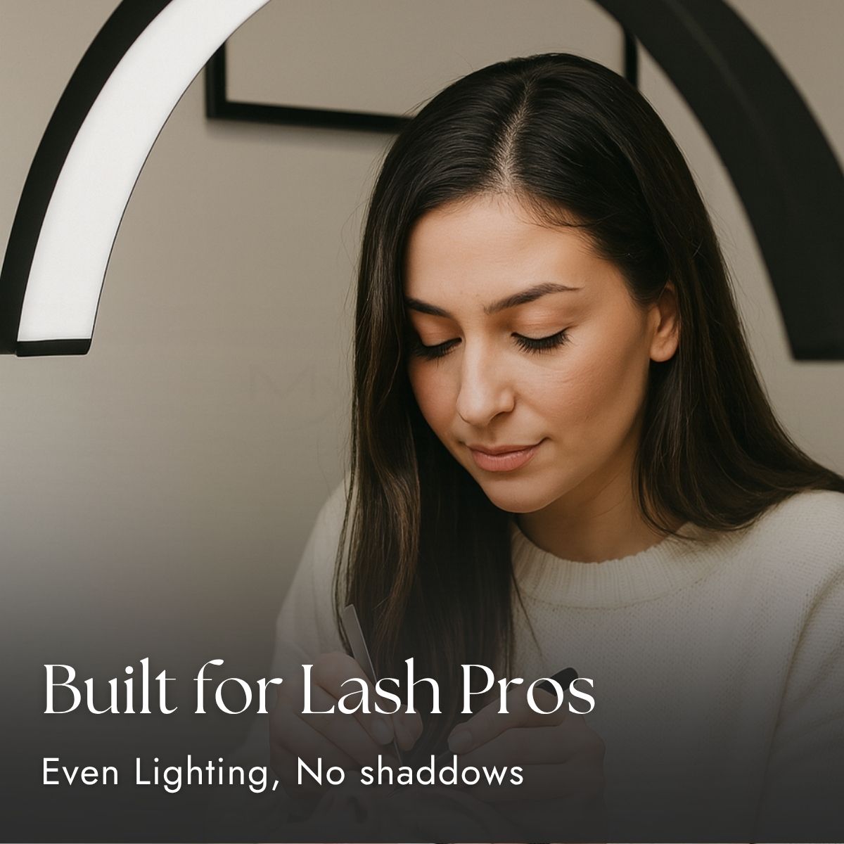 Half Moon LED Lash Light For Pros