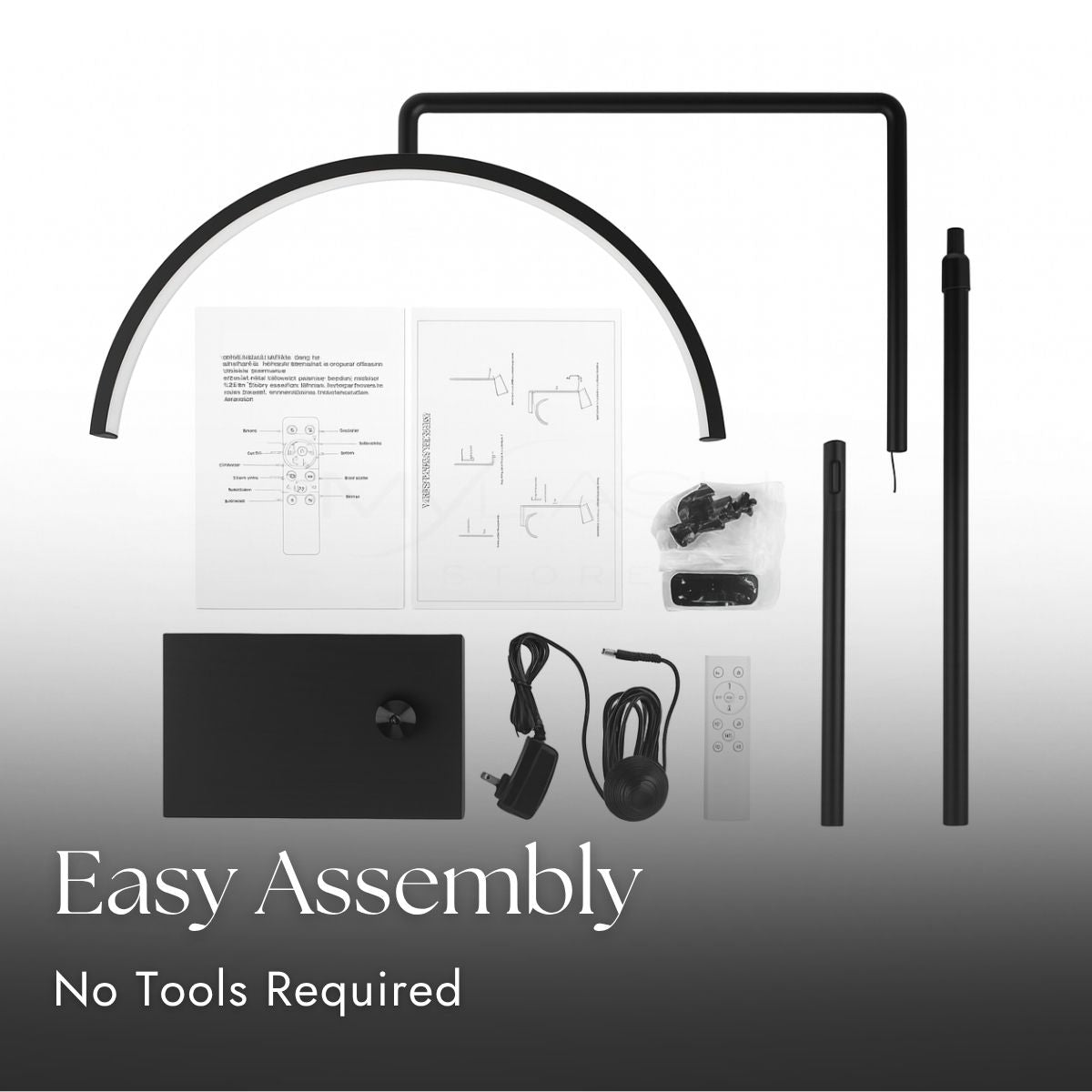 Half Moon LED Lash Light - Easy to Assemble