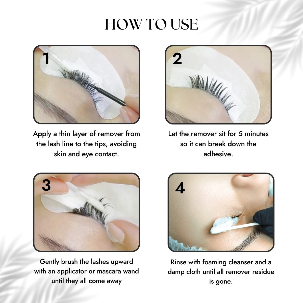 How to use BL Lash Remover Cream