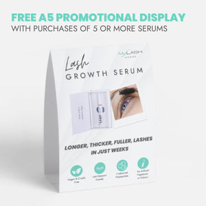 Free Lash Serum Promotional Display
