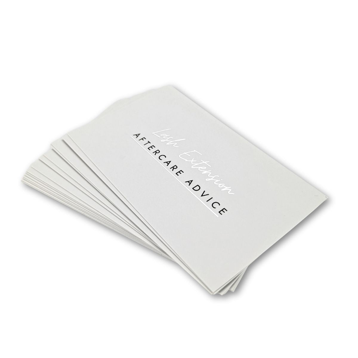 Lash Extension Aftercare Advice Cards - Stack of Cards
