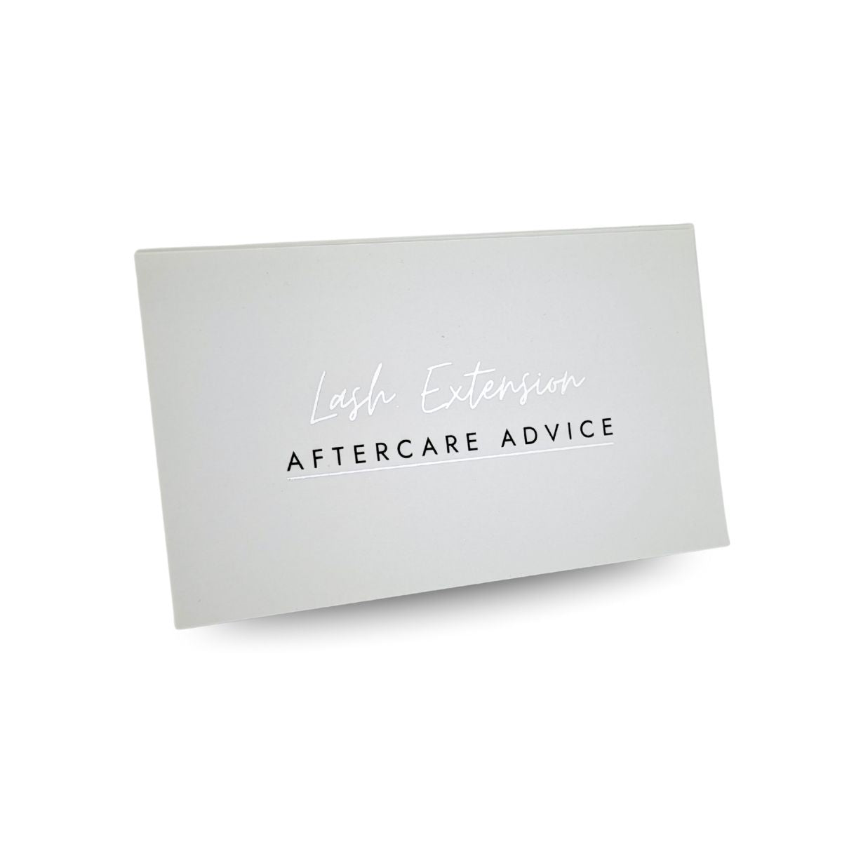 Lash Extension Aftercare Advice Cards