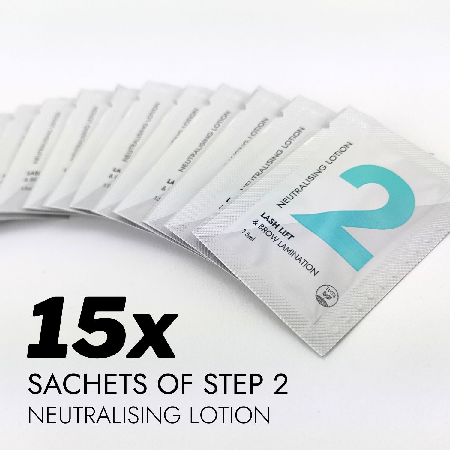 My Lash Store Lash Lift & Brow Lamination Step 2 Neutralising Lotion x 15 - Sachets