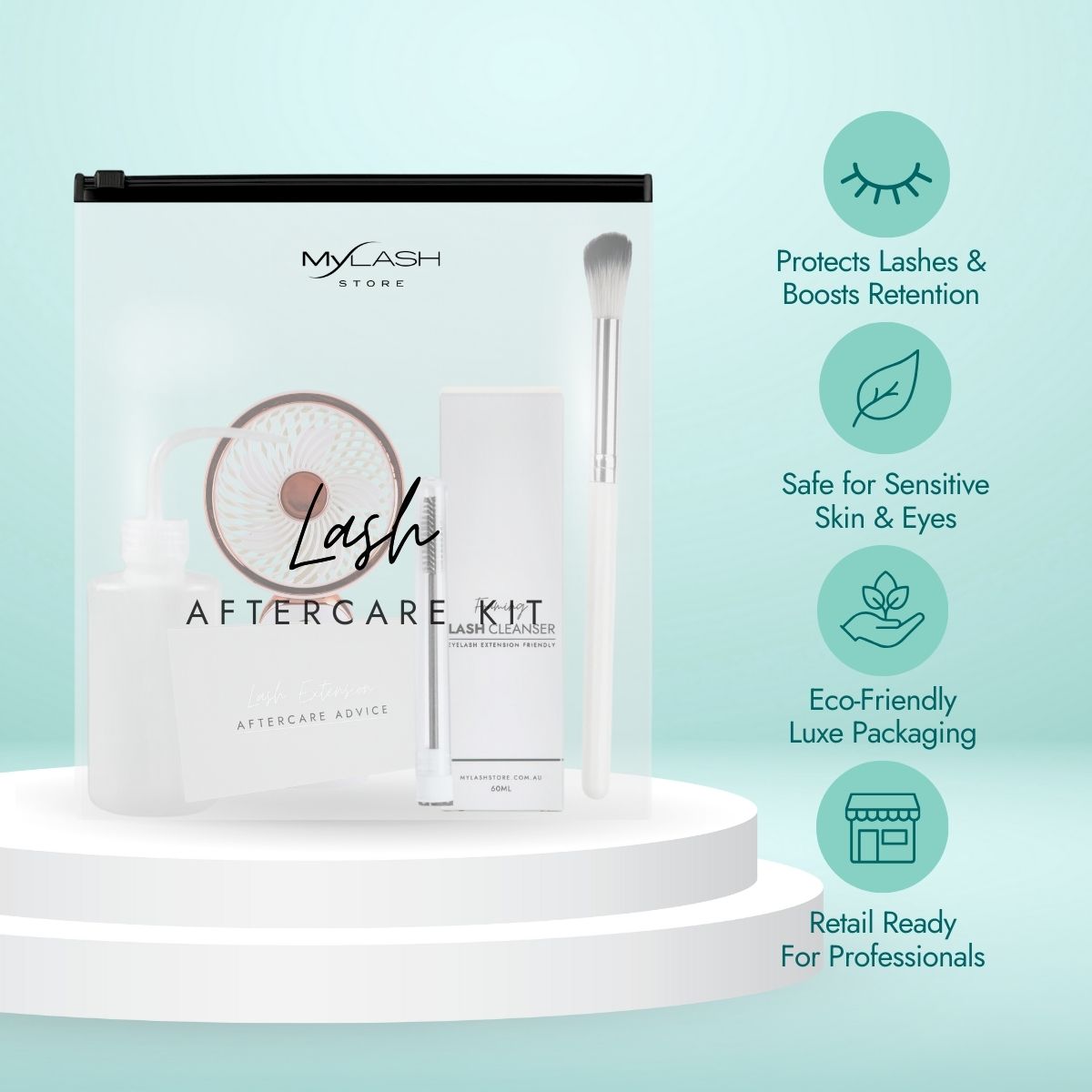 Lash Aftercare Kit for Eyelash Extensions Benefits