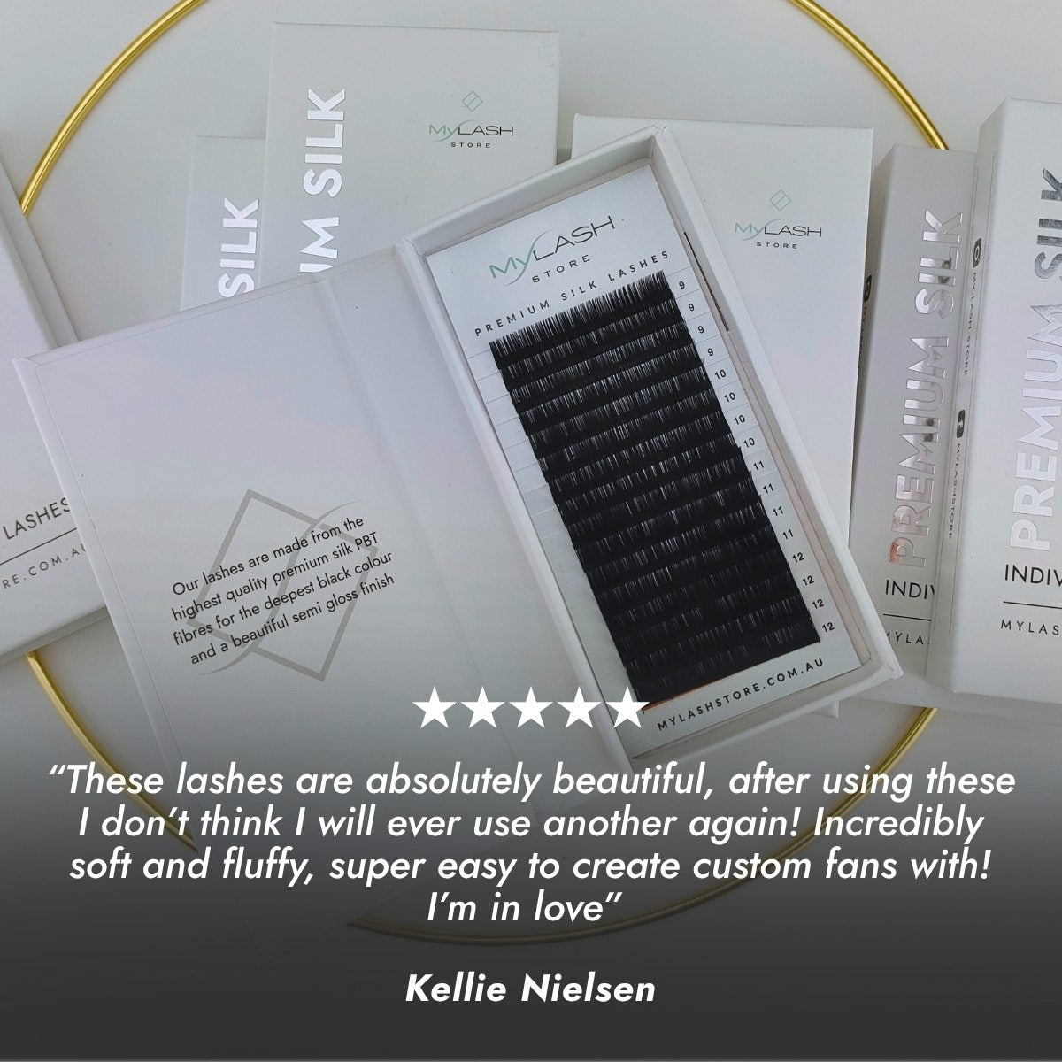 Premium Silk Lashes - Customer Review