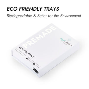 4D Premade Long Stem Volume Fans - Eco Friendly Trays