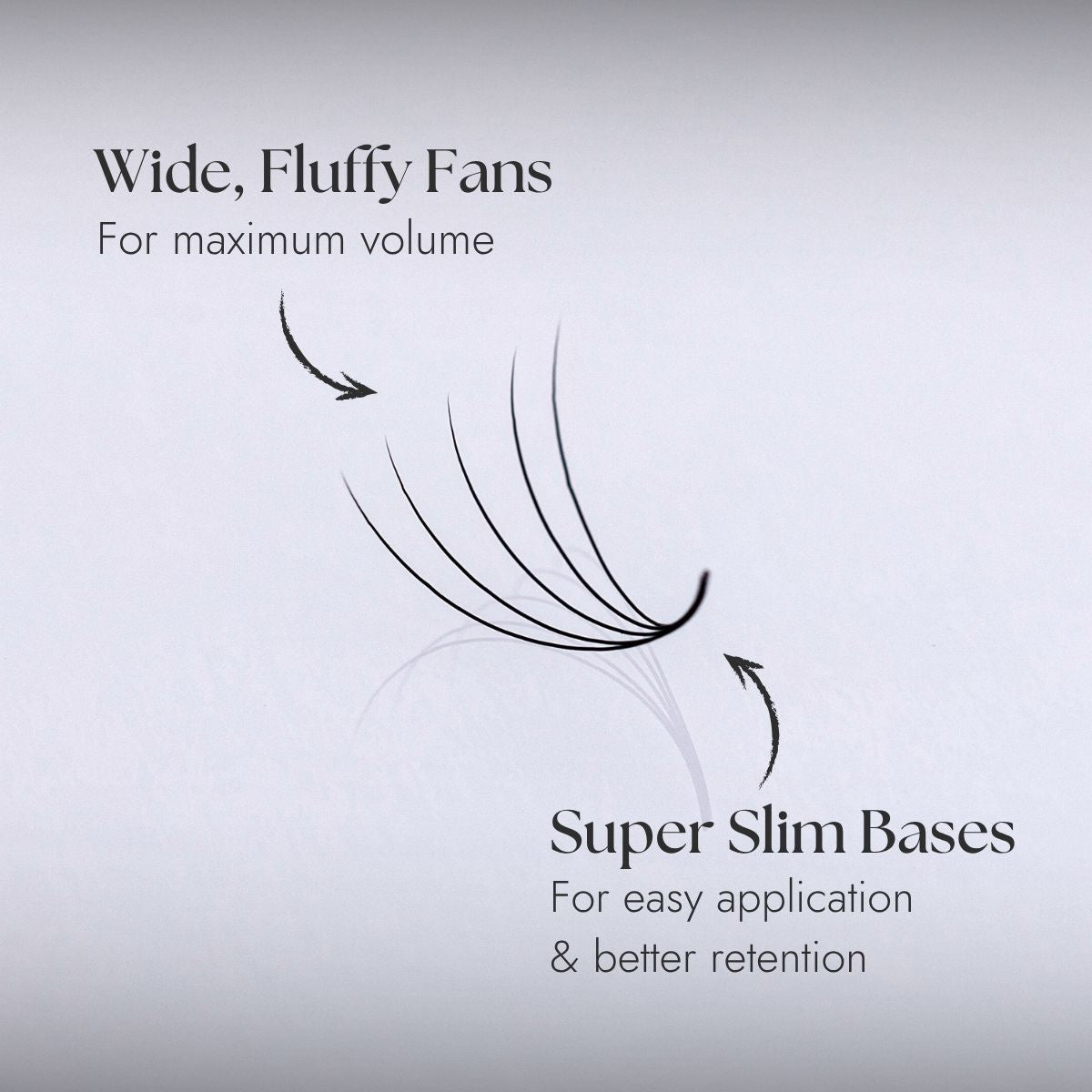 Promade Volume Fan Close Up