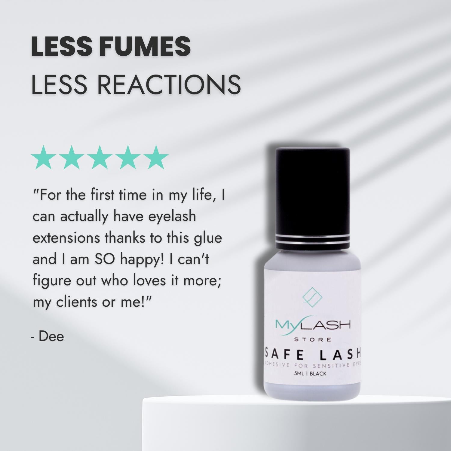 Safe Lash Adhesive For Sensitive Eyes - Customer Review