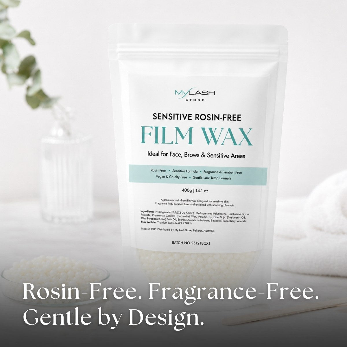 Sensitive Rosin-Free Film Wax - Gentle Formula