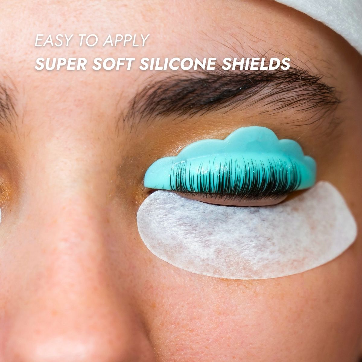 Soft Silicone Lash Lift Shields (5 Sizes) - Shield on Client