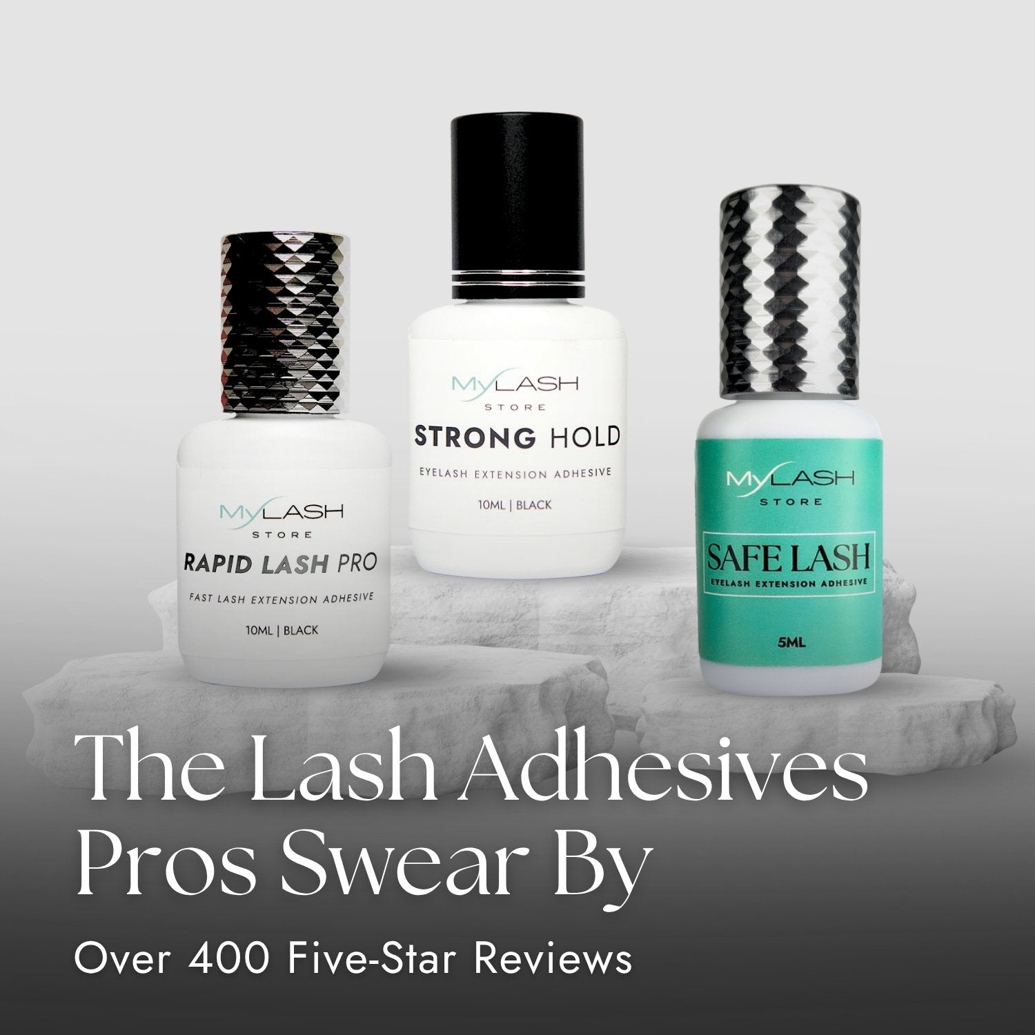 Lash Adhesive Triple Pack for Eyelash Exetnsions