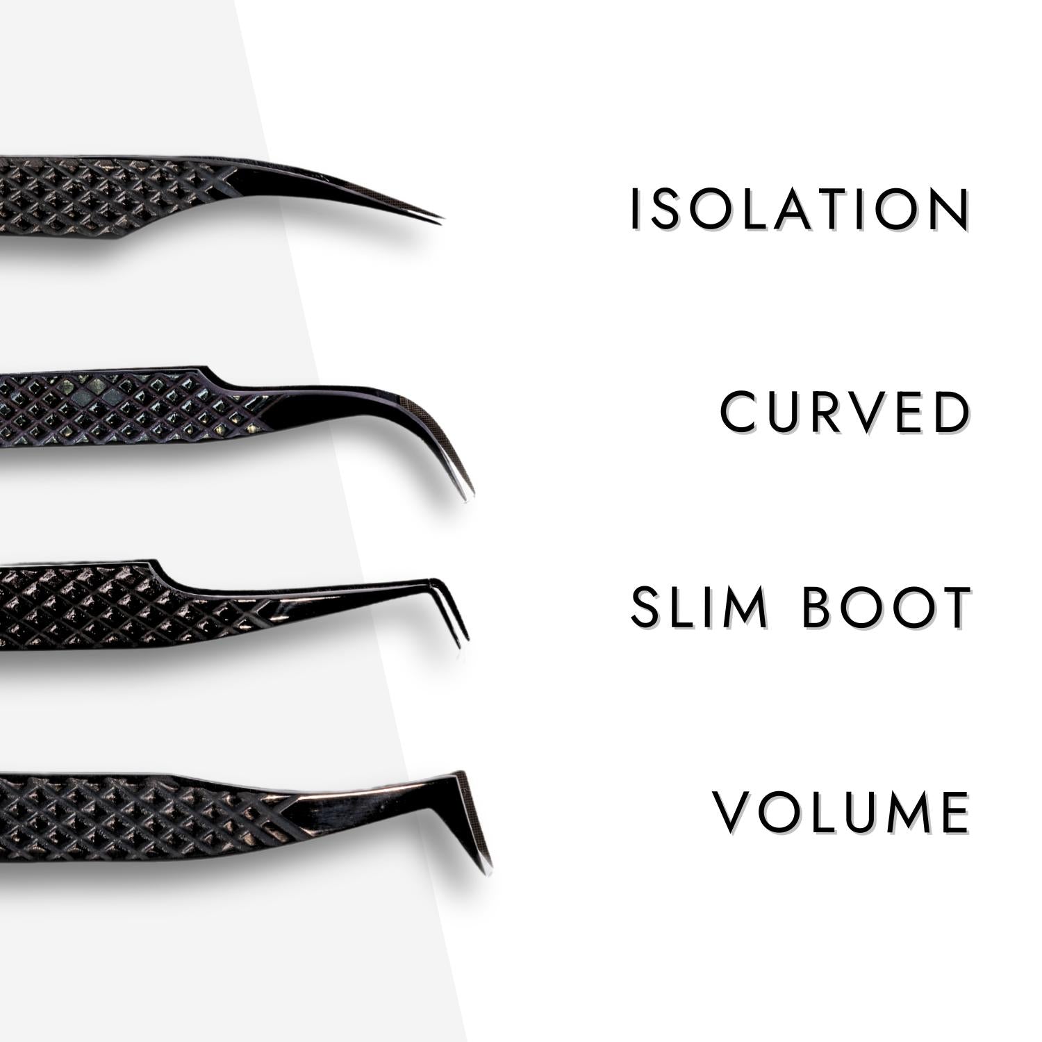 Titanium Lash Tweezer Bundle 2