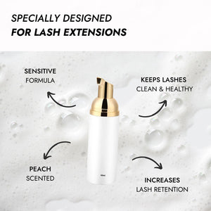 White Label Foaming Lash Cleanser For Eyelash Extensions - Benefits
