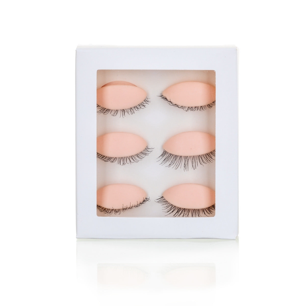 Replacement eyelids for lash training mannequins