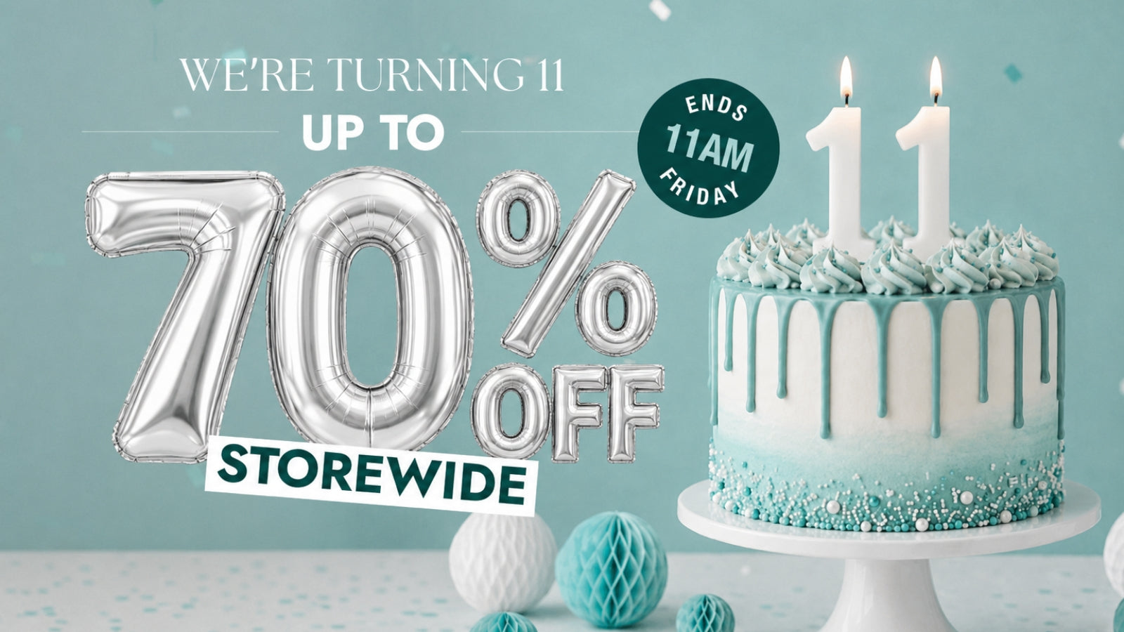 11th Birthday Sale