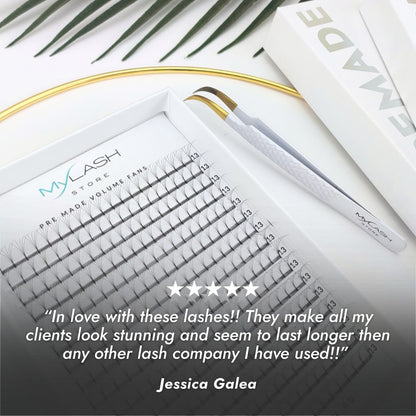 Long Stem Premade Fan Customer Review