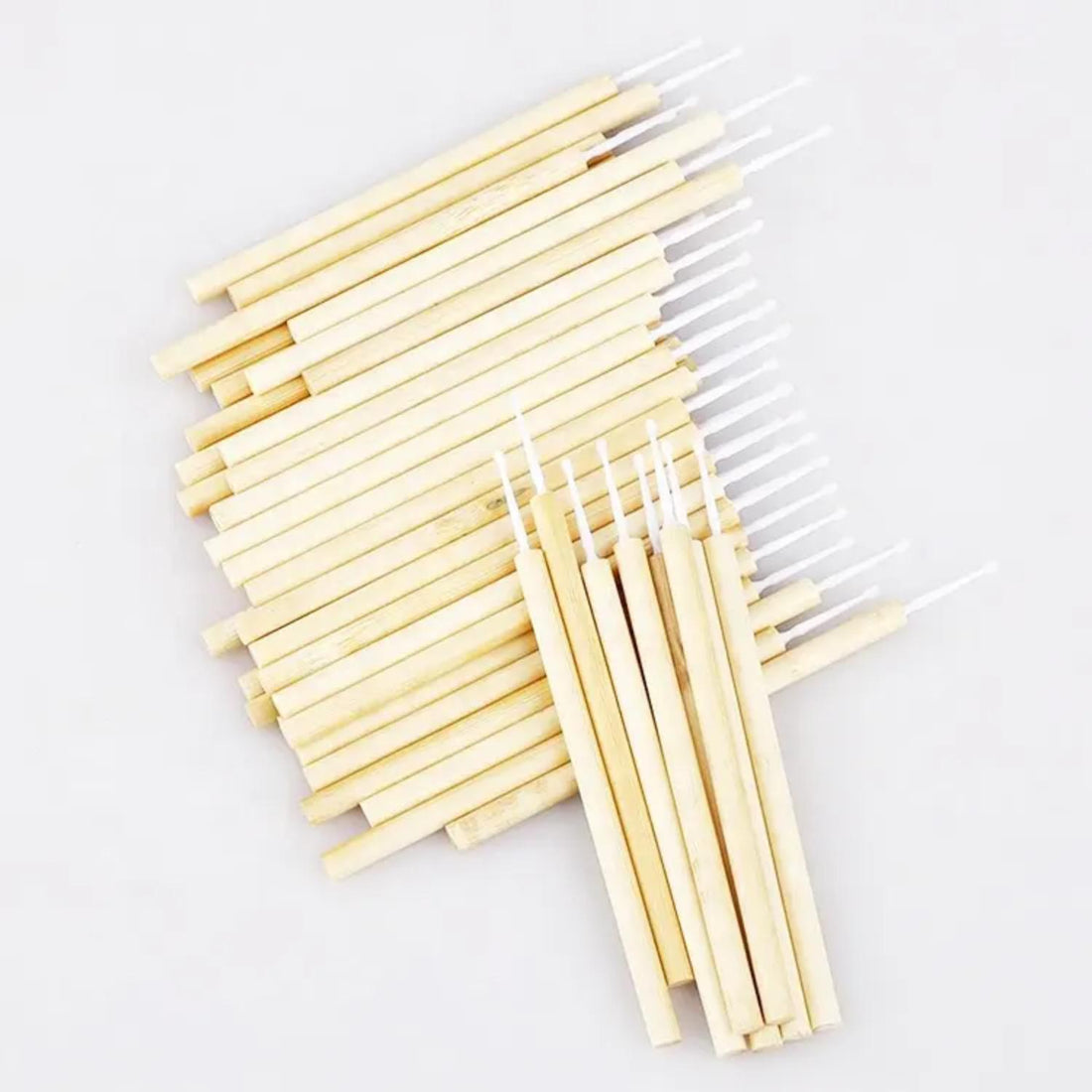Bamboo Micro Applicator Brushes - 50pcs