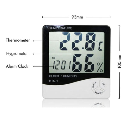 Digital Hygrometer &amp; Thermometer For Eyelash Extensions - Features