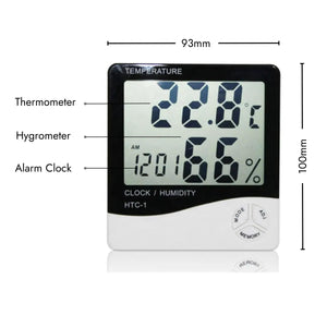 Digital Hygrometer & Thermometer For Eyelash Extensions - Features