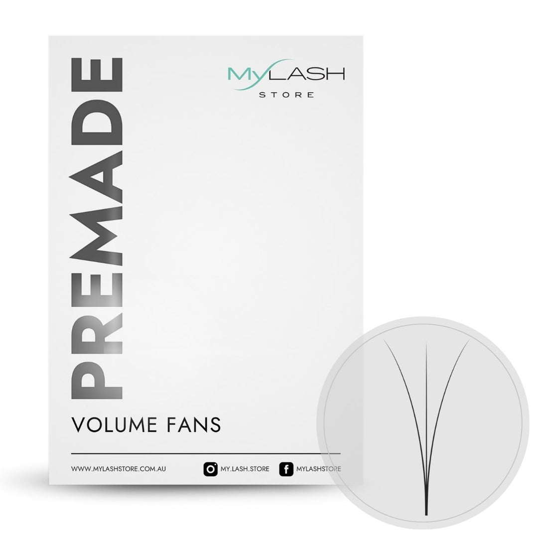 3D Long Stem Premade Fans