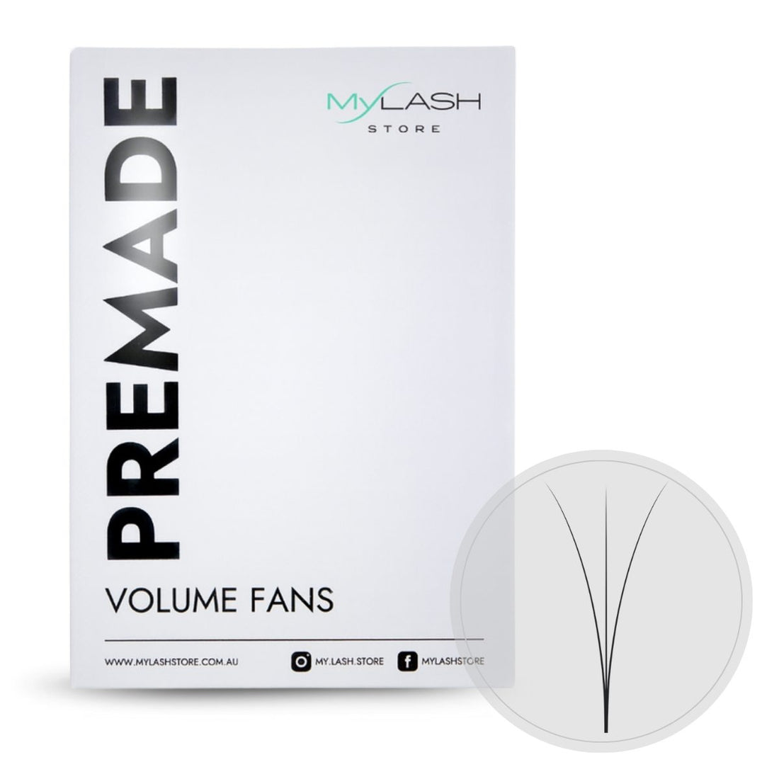 3D Long Stem Premade Volume Fans - XL (640 Fans)