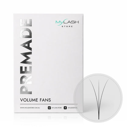 3D Long Stem Premade Fans