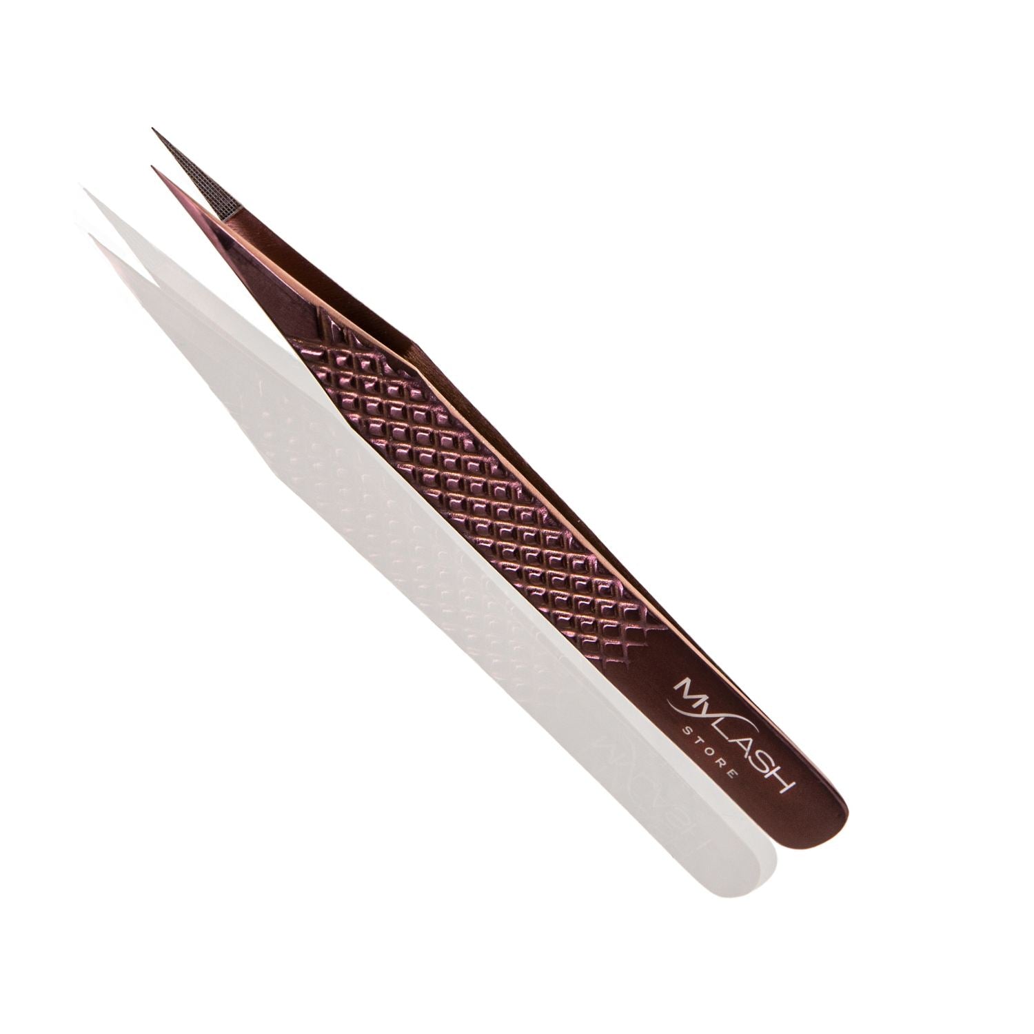 Limited Edition Deep Rose Gold Lash Tweezers - Straight