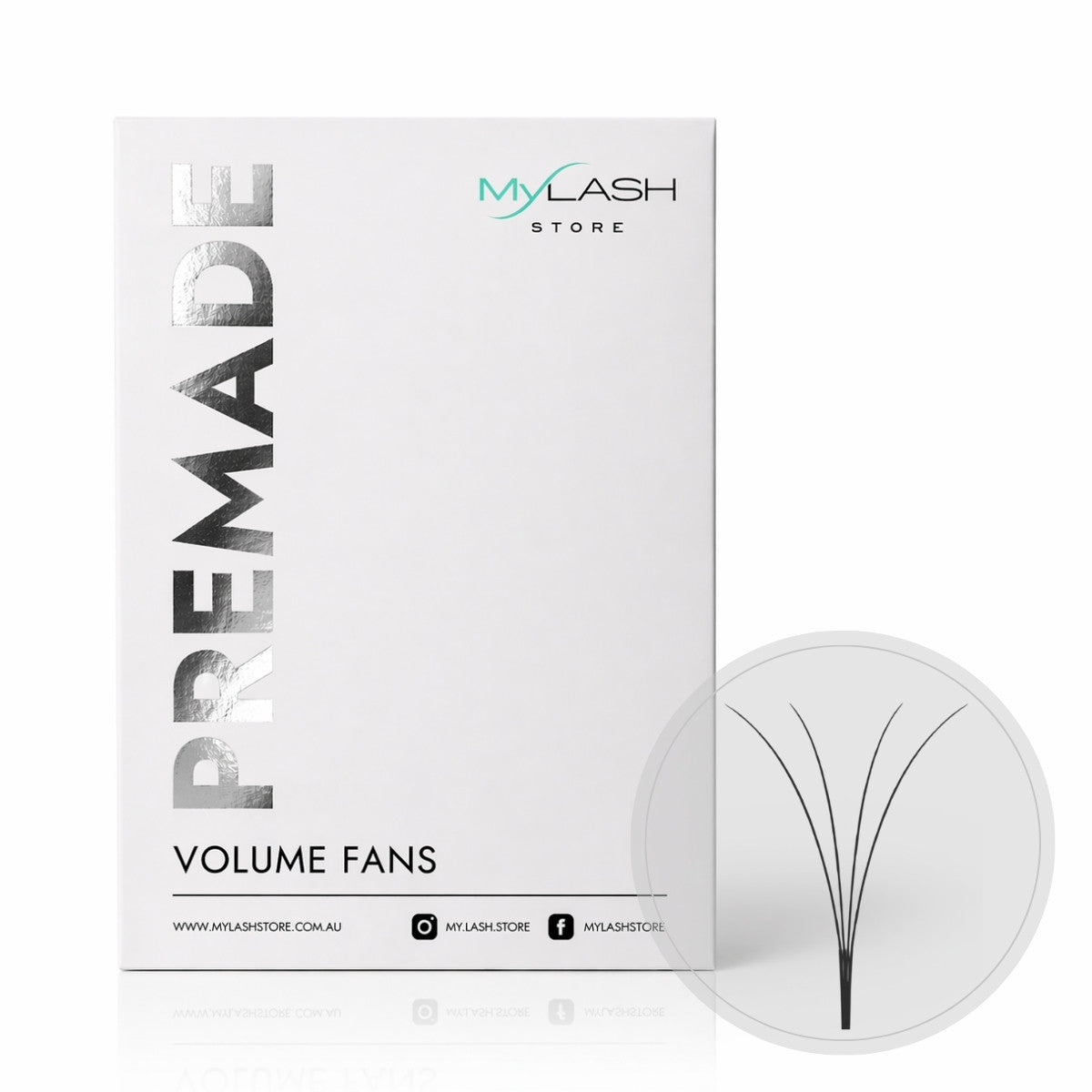 4D Long Stem Premade Fans