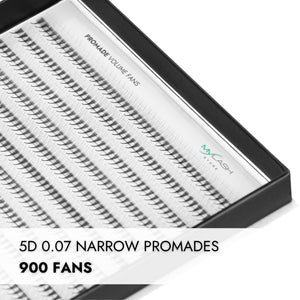 5D Narrow Promade Volume Fans - 900 Fans