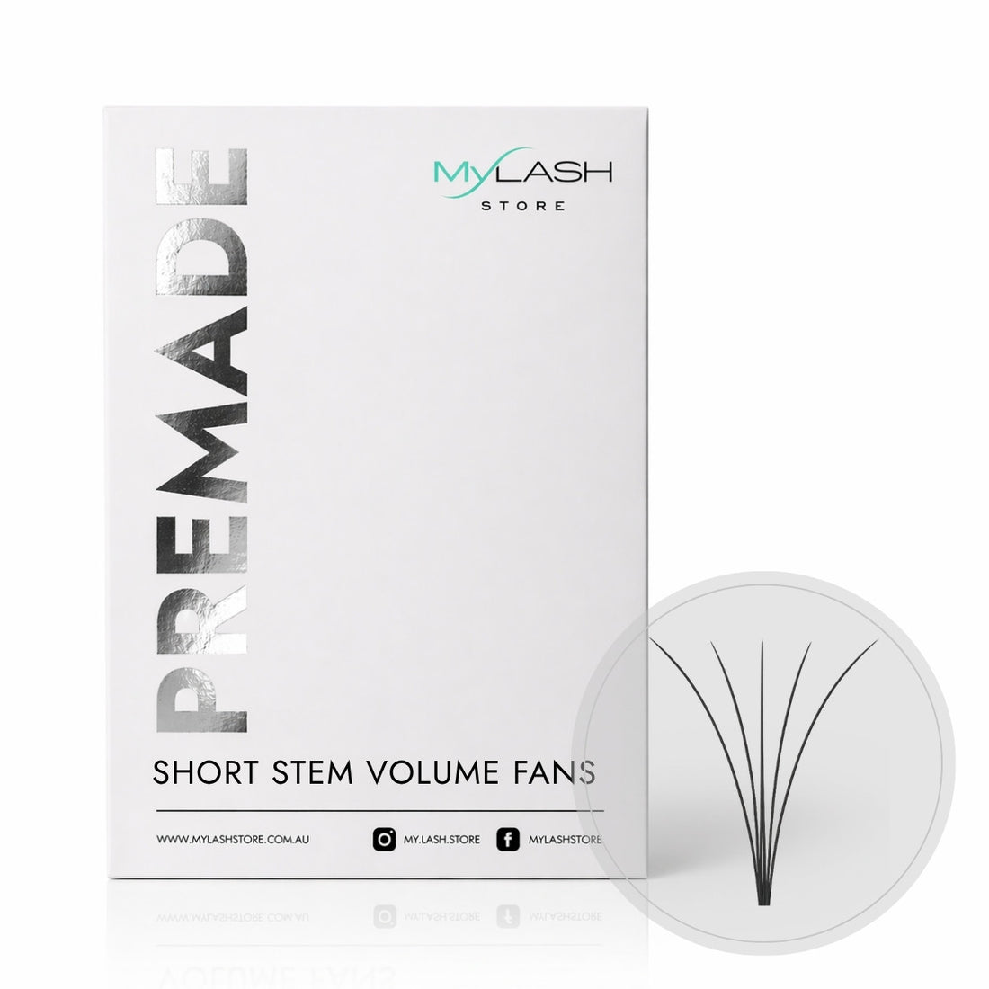 5D Short Stem Premade Volume Fans