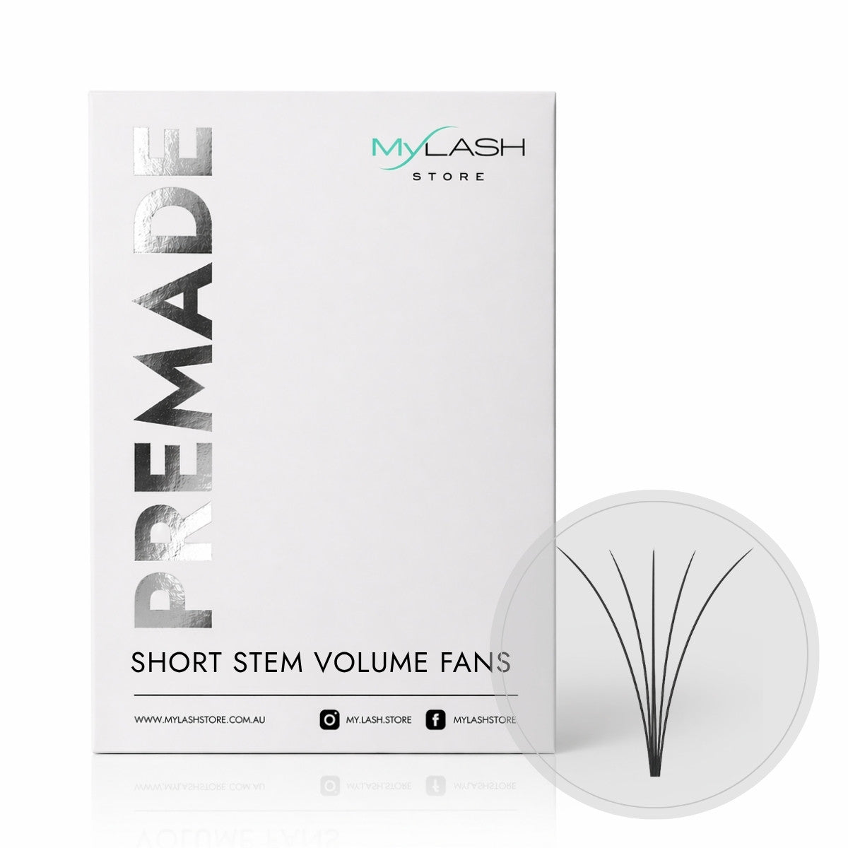 5D Short Stem Premade Volume Fans