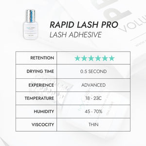 Rapid Lash Pro - Eyelash Extension Adhesive Glue - Information