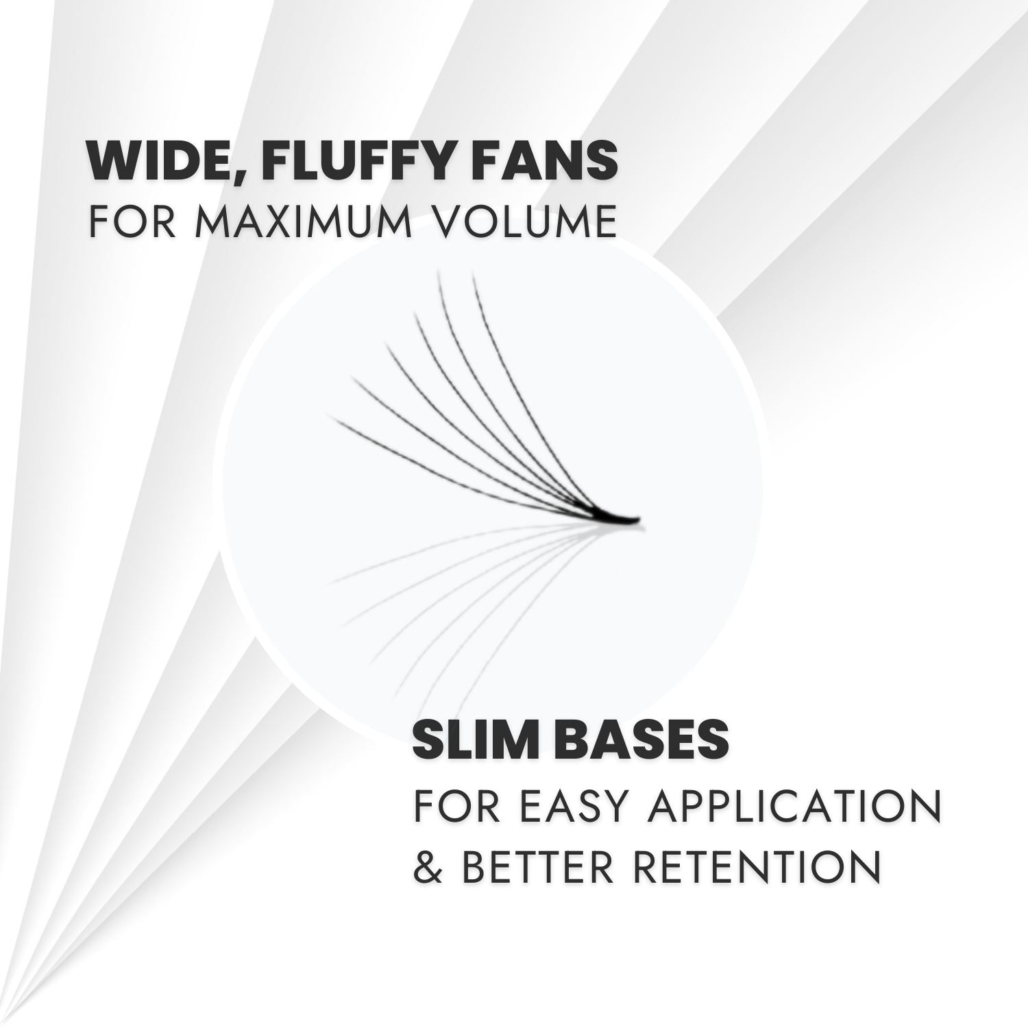 6D Promade Volume Fans - Slim Bases