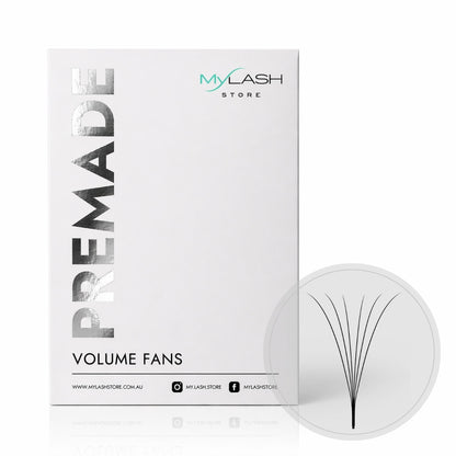 6D Long Stem Premade Fans