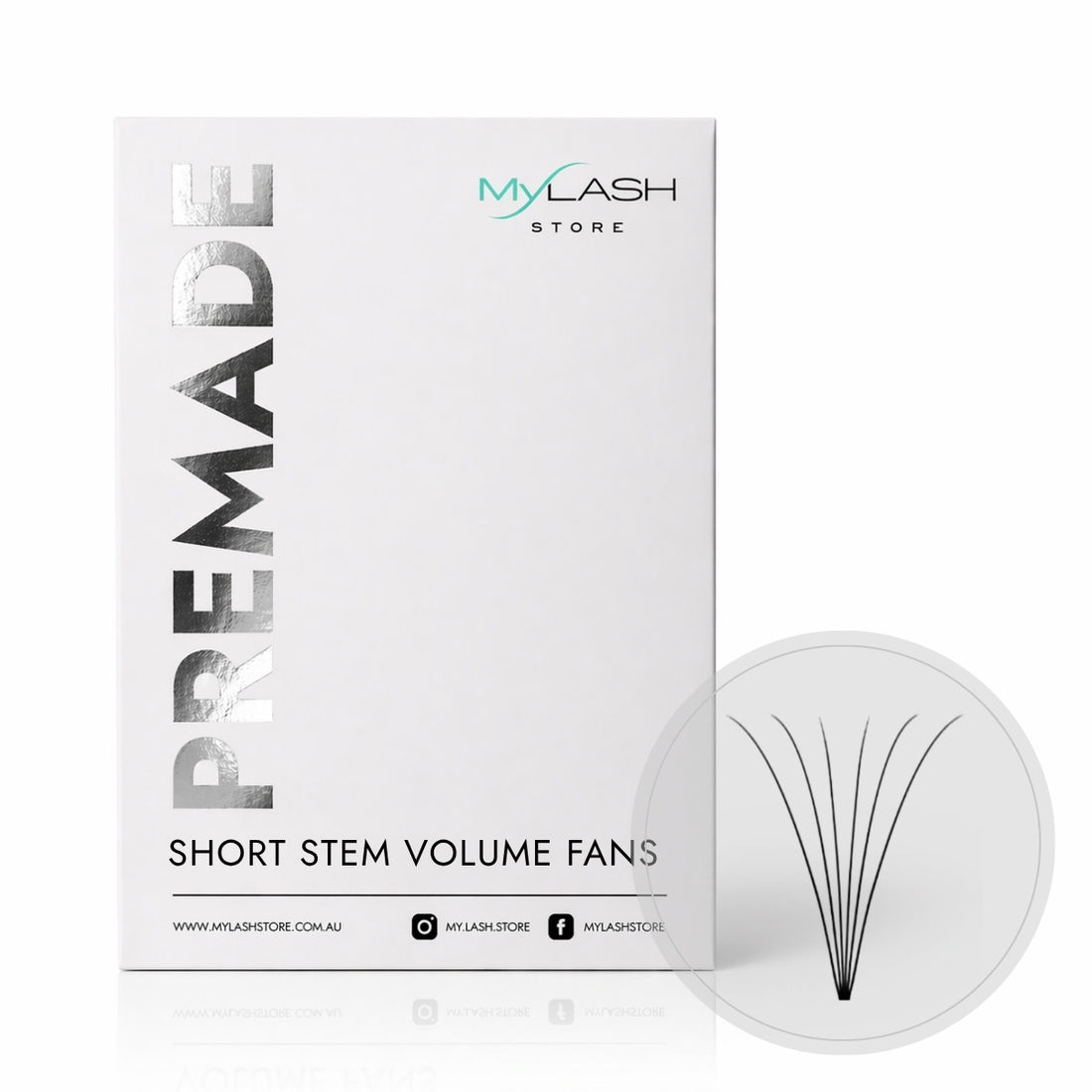 6D Short Stem Premade Volume Fans