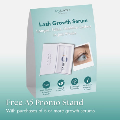 Lash Growth Serum Promo Stand
