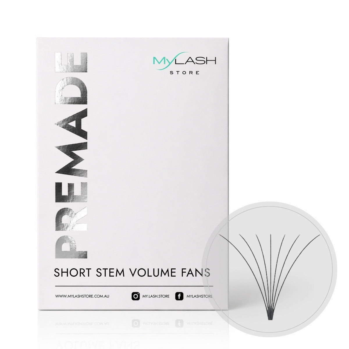 7D Short Stem Premade Volume Fans