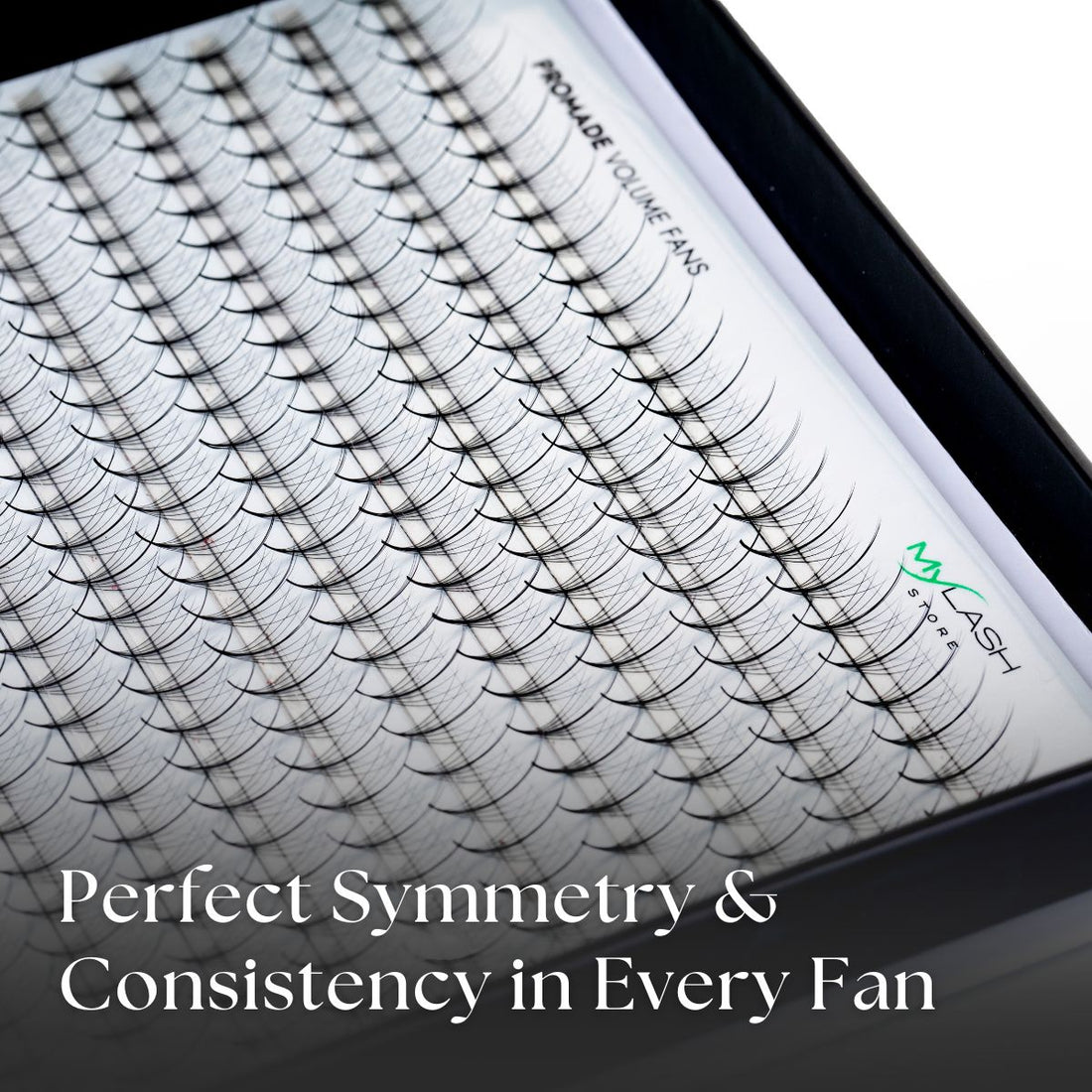 7D Wispy Promade Volume Fans Close Up