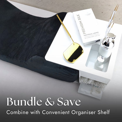 Ergonomic Lash Pillow with Organiser Shelf