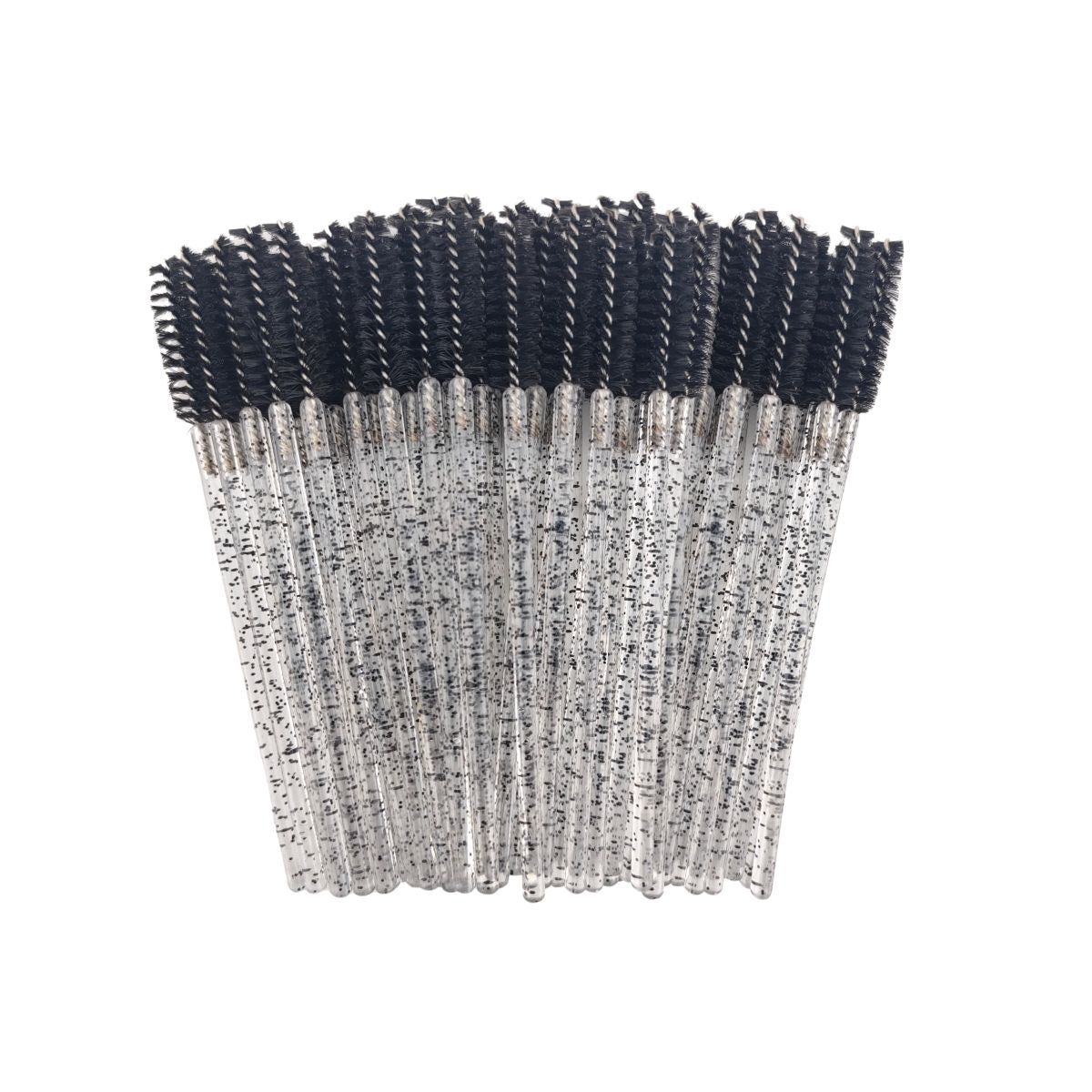 Mascara Brushes for Eyelash Extensions - Black Glitter